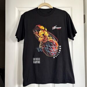 Black Graphic Basketball Tee